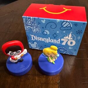MCDONALD’S x DISNEYLAND 70th Anniversary Happy Meal Toys, Miguel & Tinker Bell